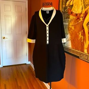 Black and white plus size bodycon  dress 🖤🤍🖤